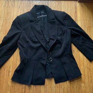 Black detailed business blazer